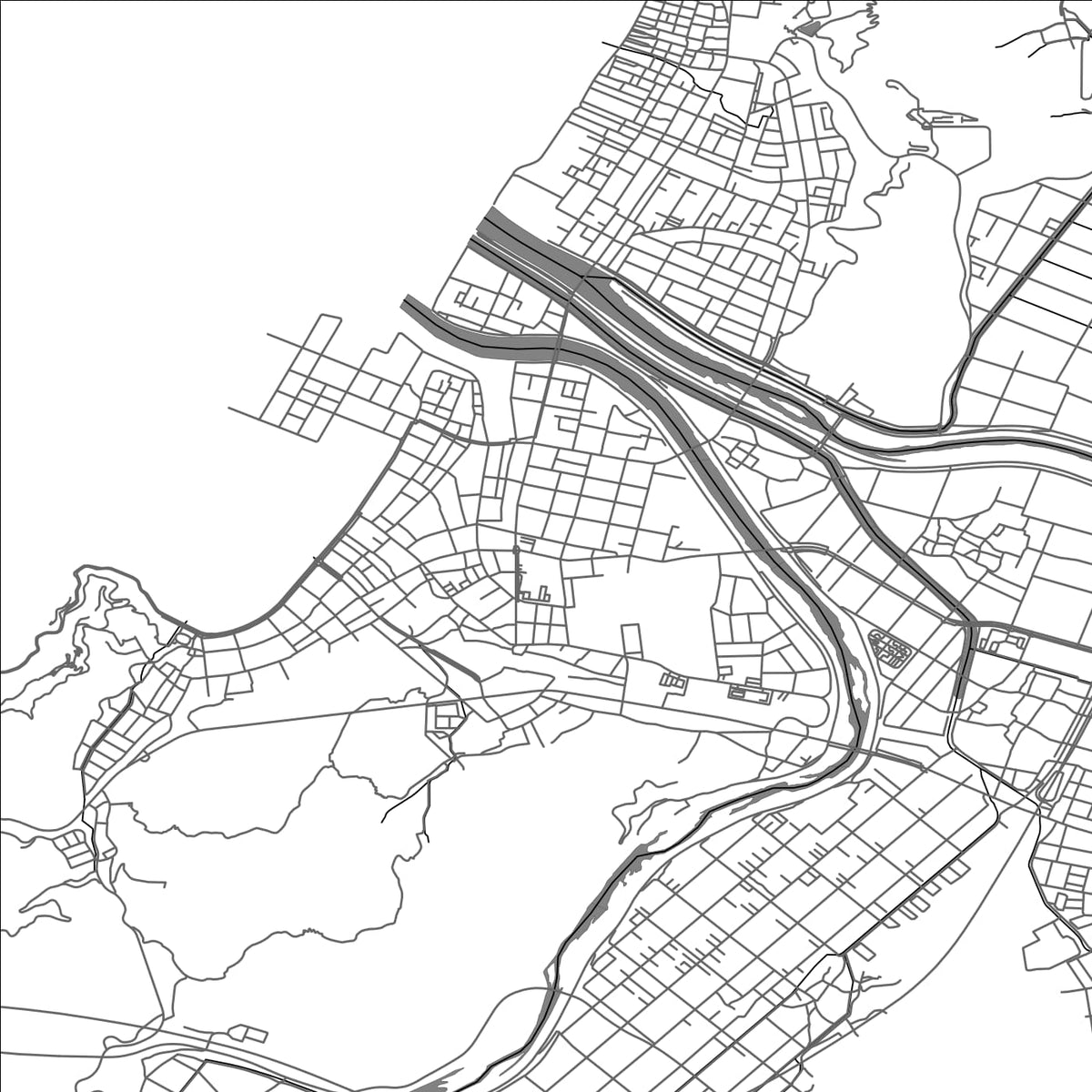 ROAD MAP OF OBAMA, JAPAN BY MAPBAKES