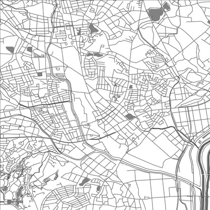ROAD MAP OF OBU AICHI, JAPAN BY MAPBAKES