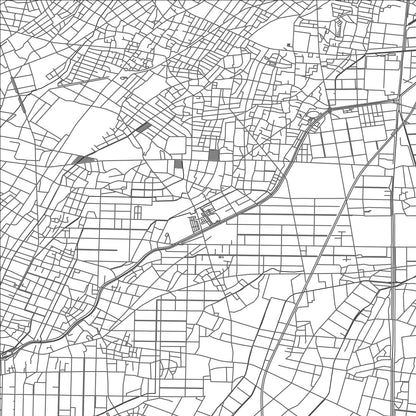ROAD MAP OF OGUCHI AICHI, JAPAN BY MAPBAKES