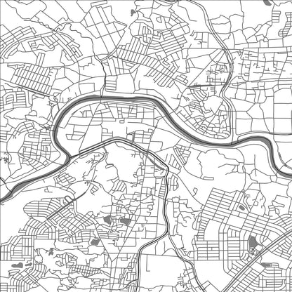 ROAD MAP OF OJI, JAPAN BY MAPBAKES