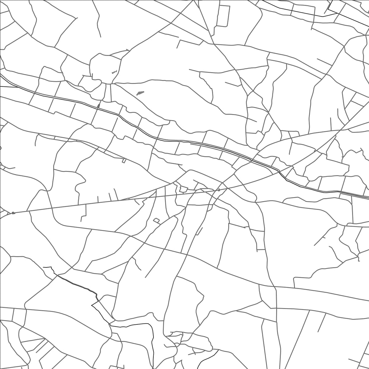 ROAD MAP OF OMITAMA, JAPAN BY MAPBAKES