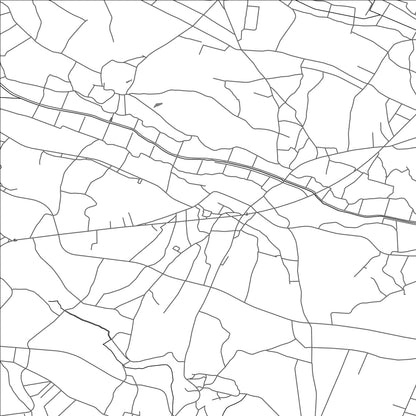 ROAD MAP OF OMITAMA, JAPAN BY MAPBAKES