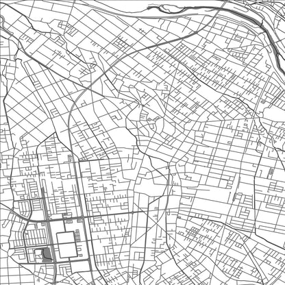 ROAD MAP OF OSAKI MIYAGI, JAPAN BY MAPBAKES