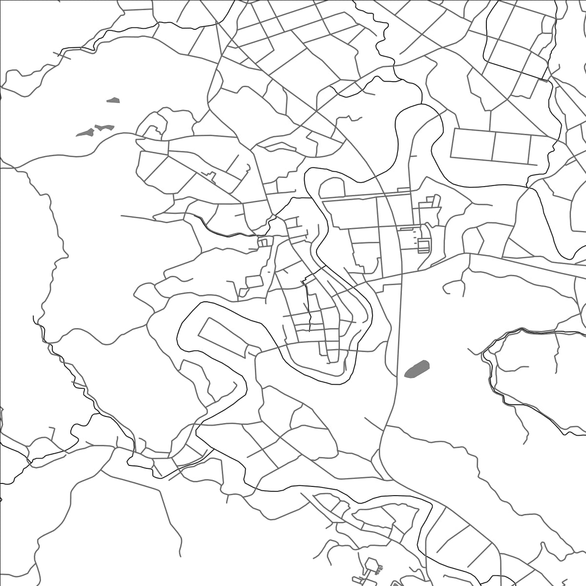 ROAD MAP OF OTAKI, JAPAN BY MAPBAKES