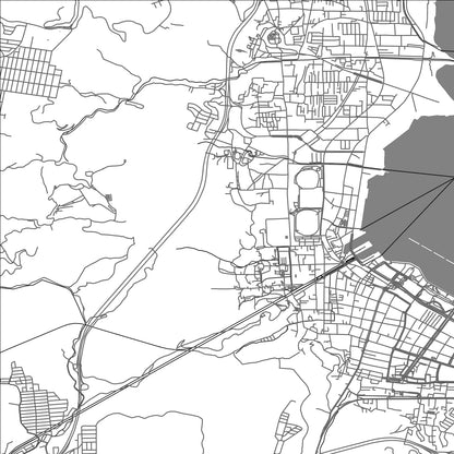 ROAD MAP OF OTSU, JAPAN BY MAPBAKES