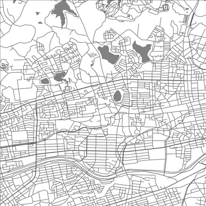 ROAD MAP OF OWARIASAHI, JAPAN BY MAPBAKES