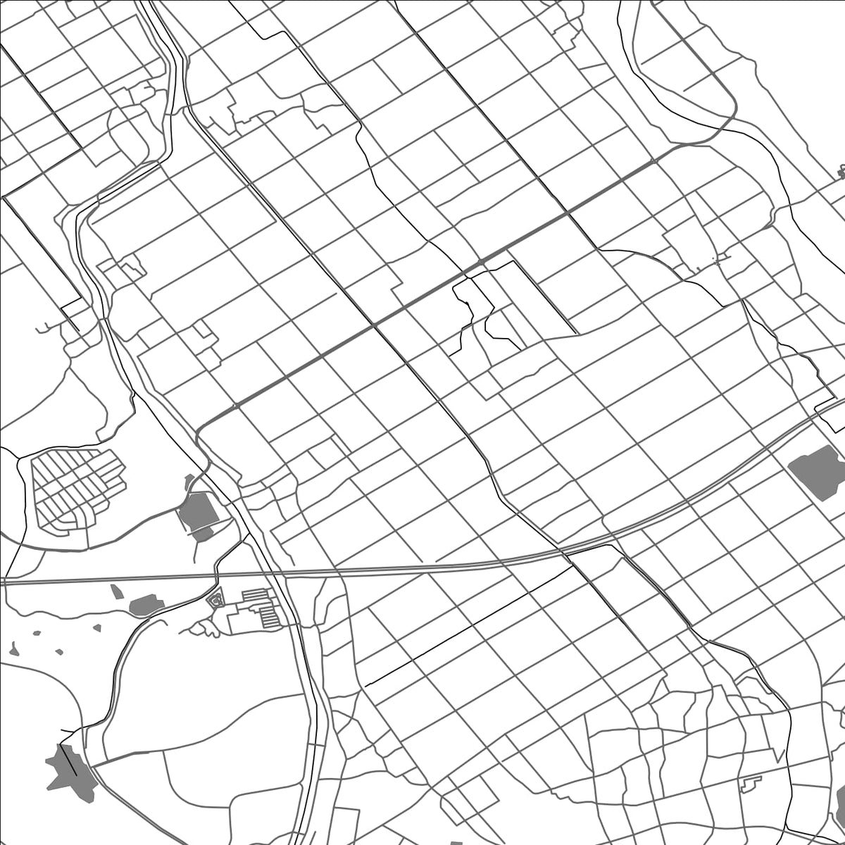 ROAD MAP OF RYUO, JAPAN BY MAPBAKES