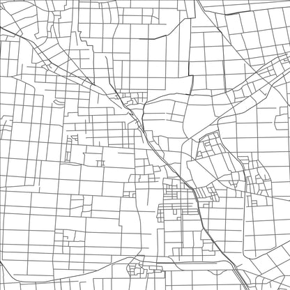 ROAD MAP OF SAKAI FUKUI, JAPAN BY MAPBAKES