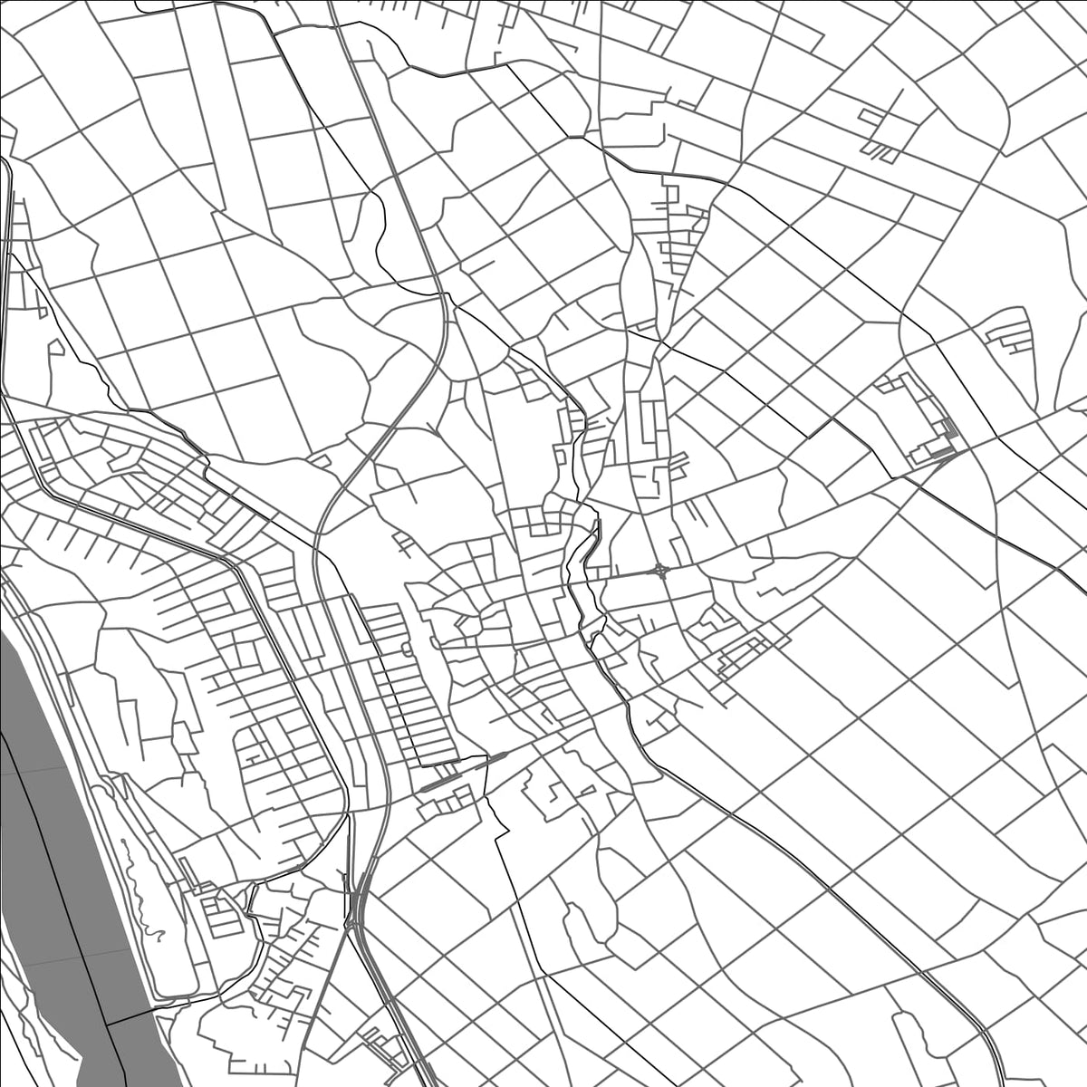 ROAD MAP OF SAKURA, JAPAN BY MAPBAKES