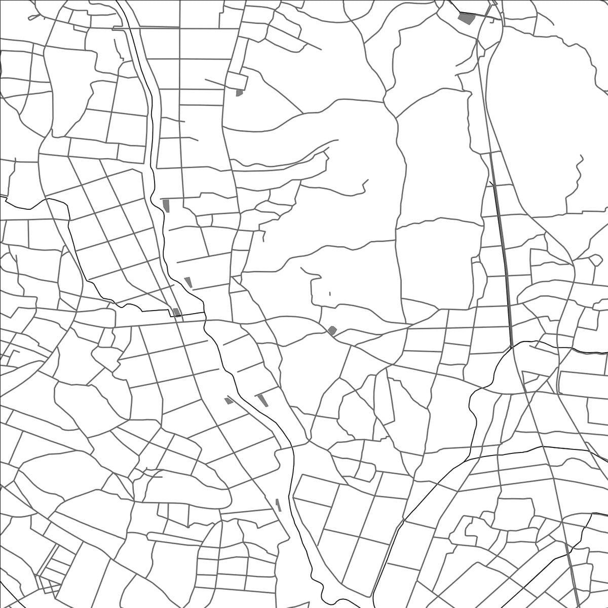 ROAD MAP OF SAKURAGAWA, JAPAN BY MAPBAKES