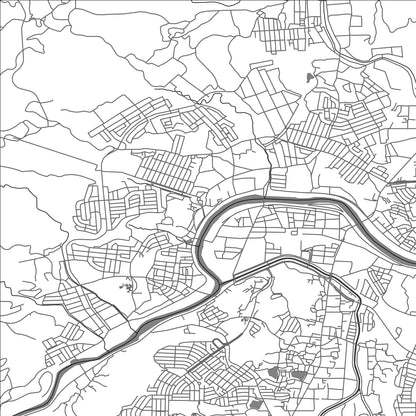 ROAD MAP OF SANGA, JAPAN BY MAPBAKES