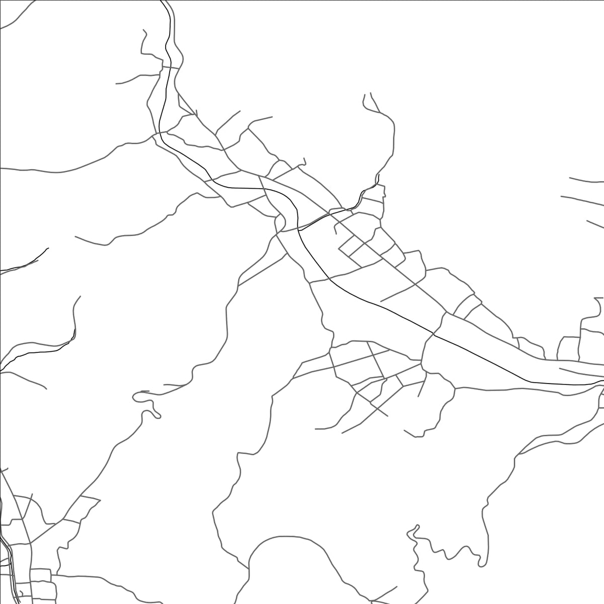 ROAD MAP OF SANO, JAPAN BY MAPBAKES