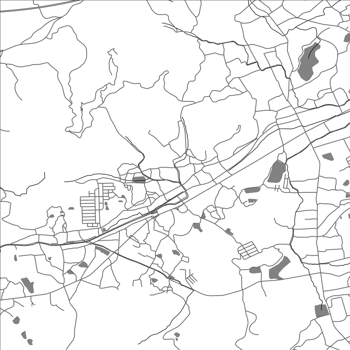 ROAD MAP OF SATOSHO, JAPAN BY MAPBAKES