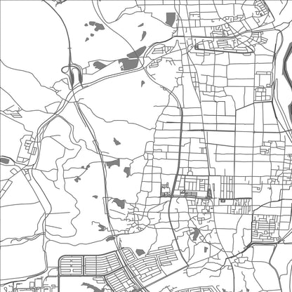 ROAD MAP OF SEIKA, JAPAN BY MAPBAKES