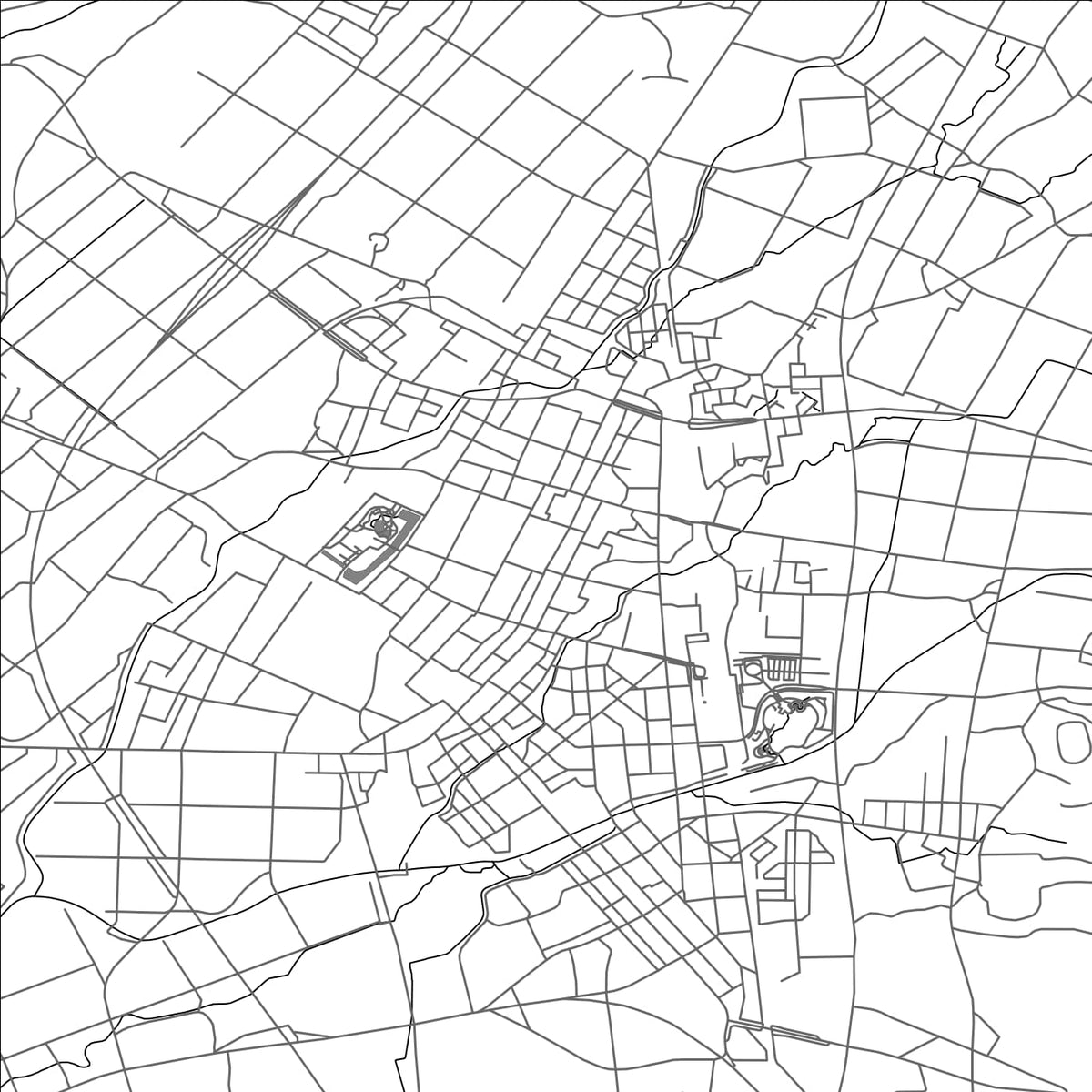 ROAD MAP OF SHINJO, JAPAN BY MAPBAKES