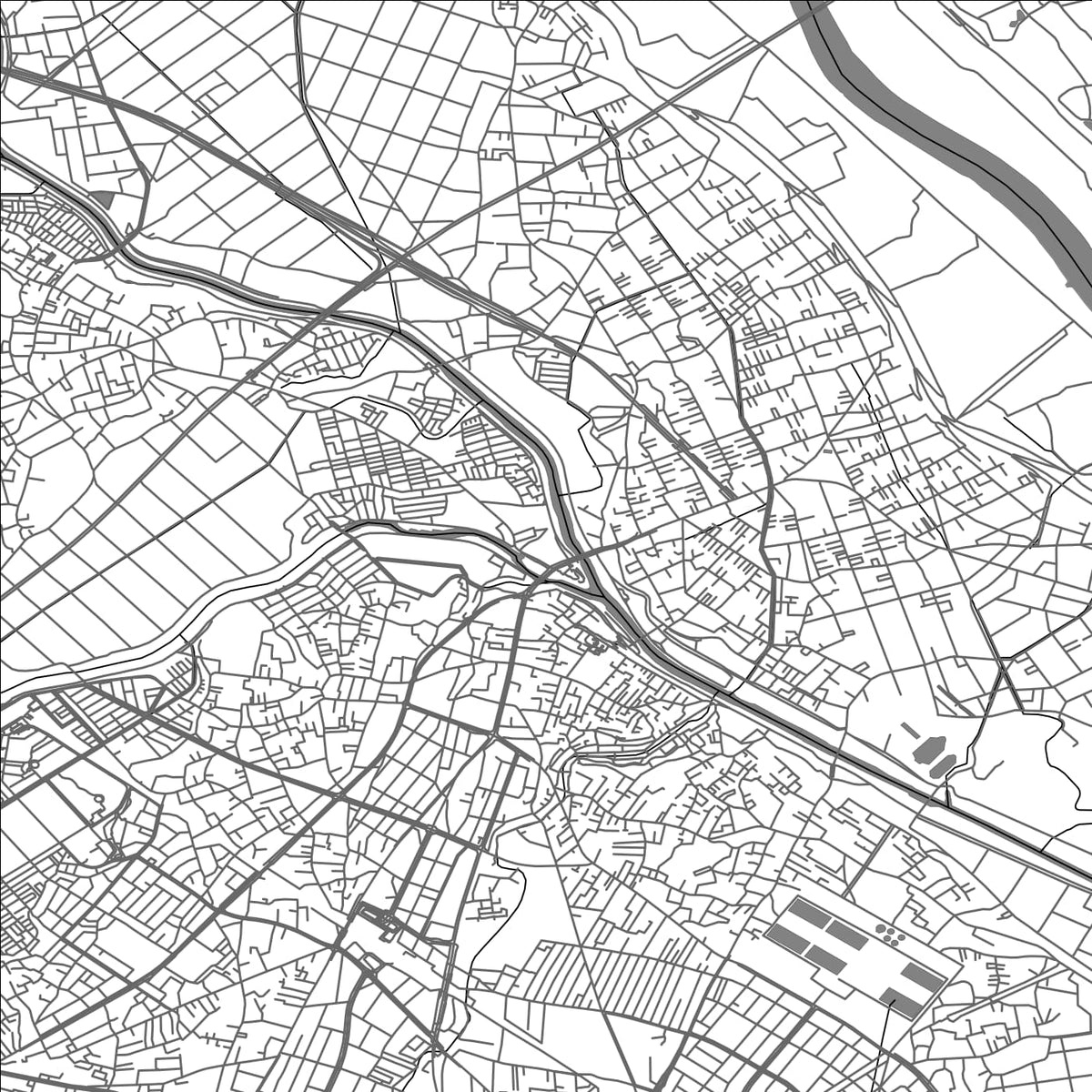ROAD MAP OF SHINKAI, JAPAN BY MAPBAKES