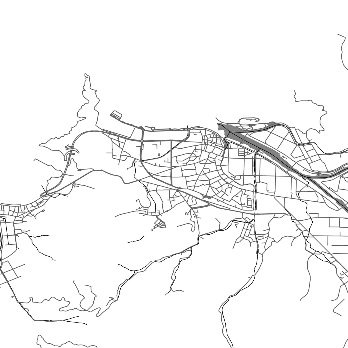 ROAD MAP OF SHINONSEN, JAPAN BY MAPBAKES