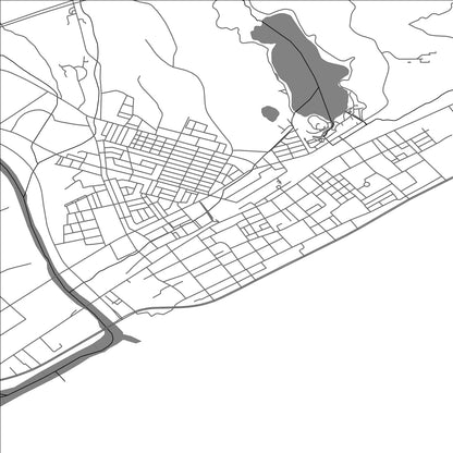 ROAD MAP OF SHIRAOI, JAPAN BY MAPBAKES