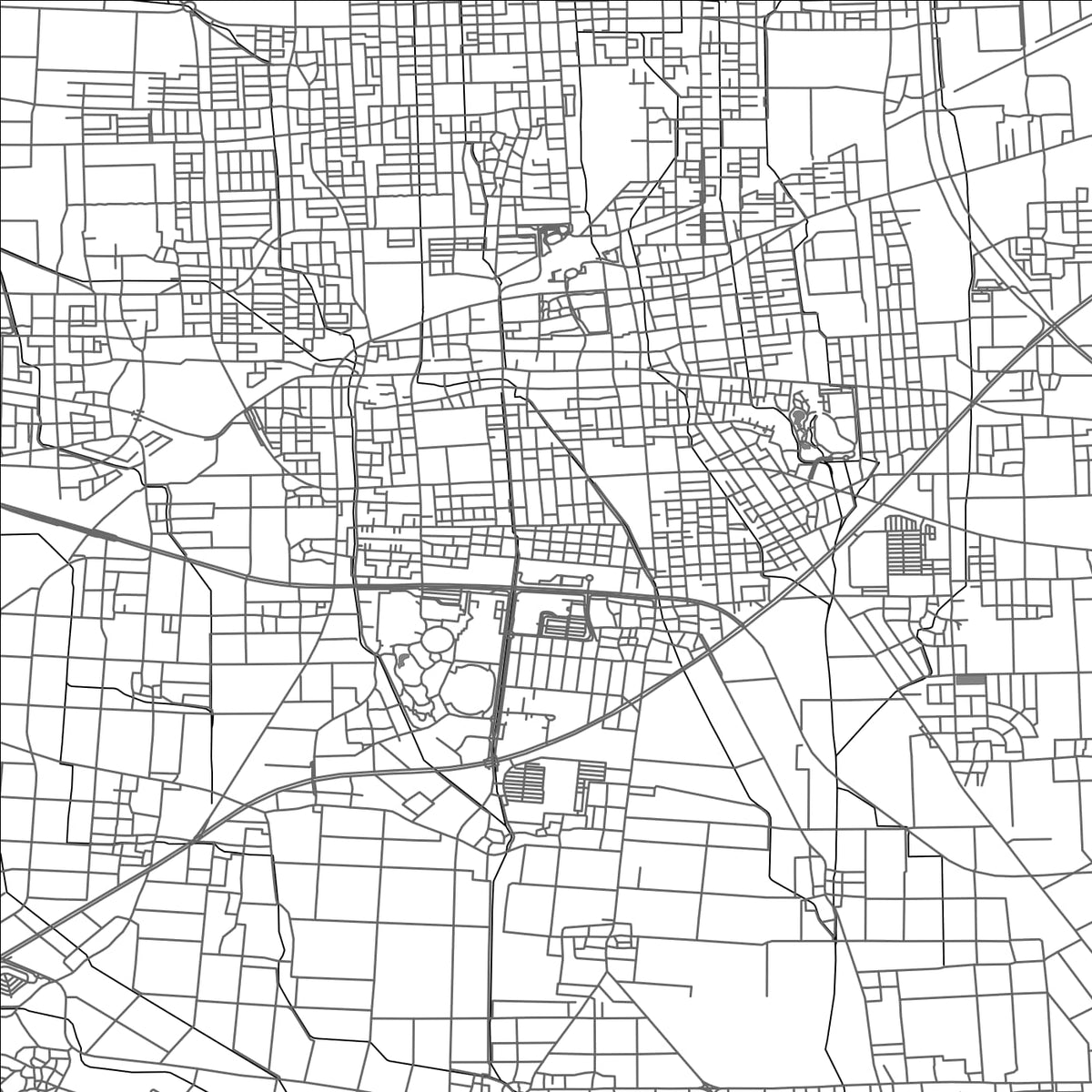 ROAD MAP OF SHIRAYAMAMACHI, JAPAN BY MAPBAKES