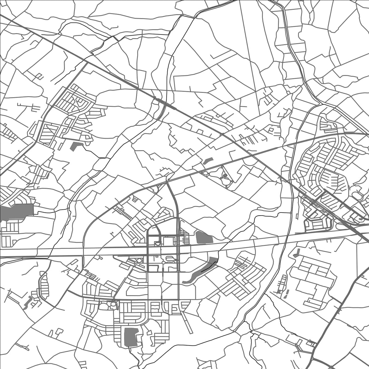 ROAD MAP OF SHIROI, JAPAN BY MAPBAKES
