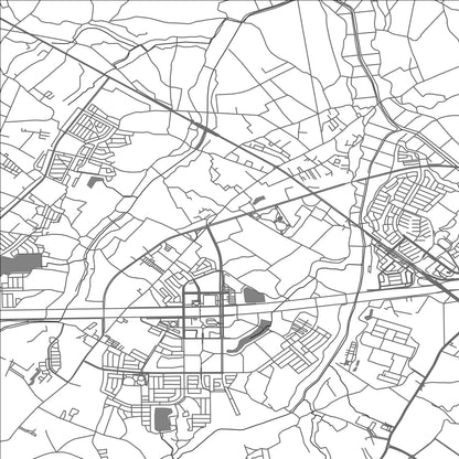ROAD MAP OF SHIROI, JAPAN BY MAPBAKES