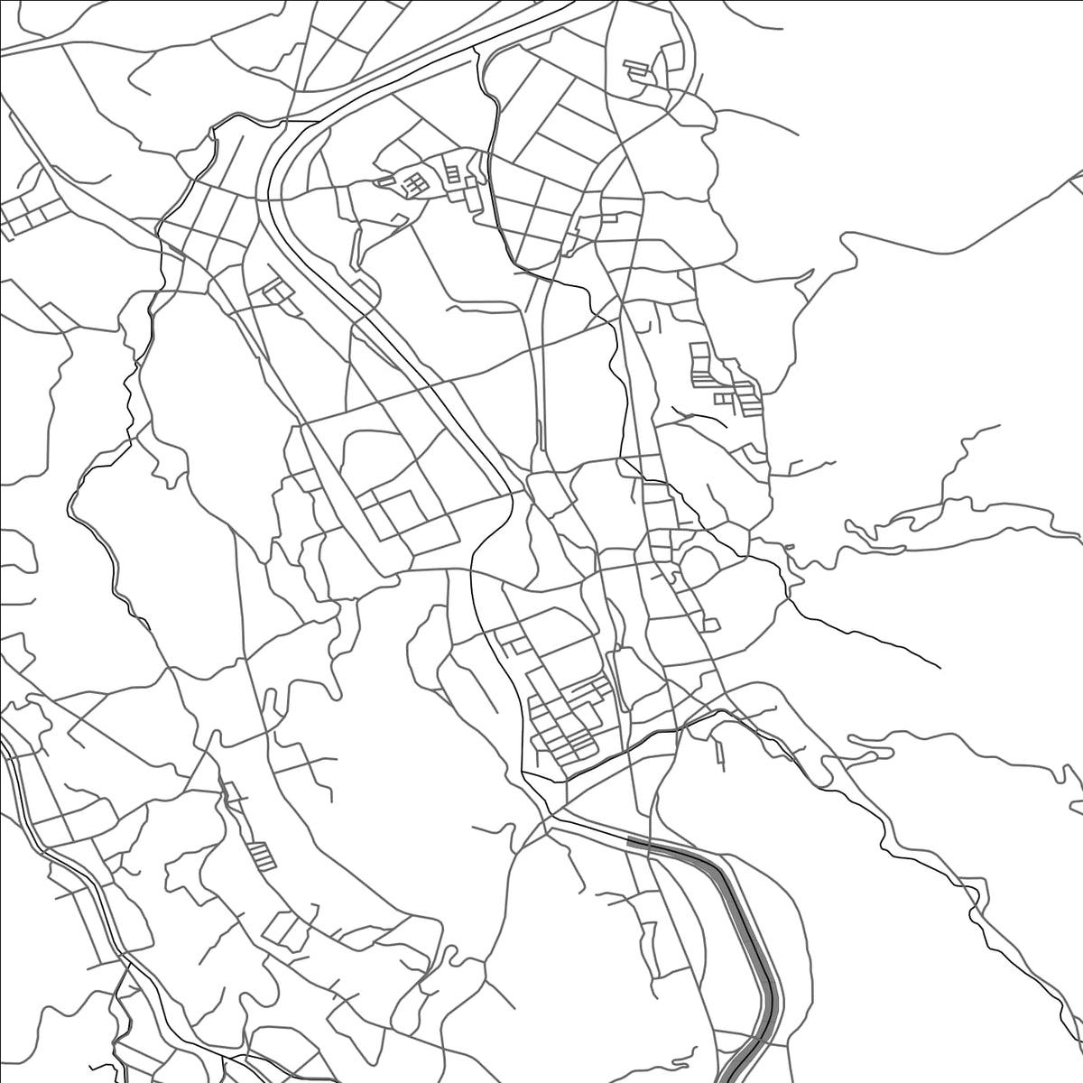 ROAD MAP OF SOEDA, JAPAN BY MAPBAKES