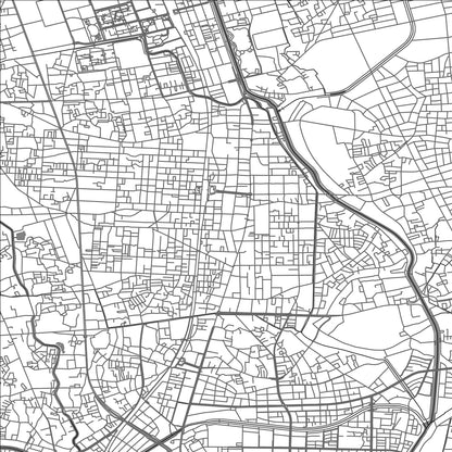 ROAD MAP OF SOKA, JAPAN BY MAPBAKES