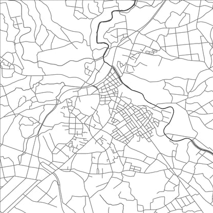 ROAD MAP OF SOO, JAPAN BY MAPBAKES