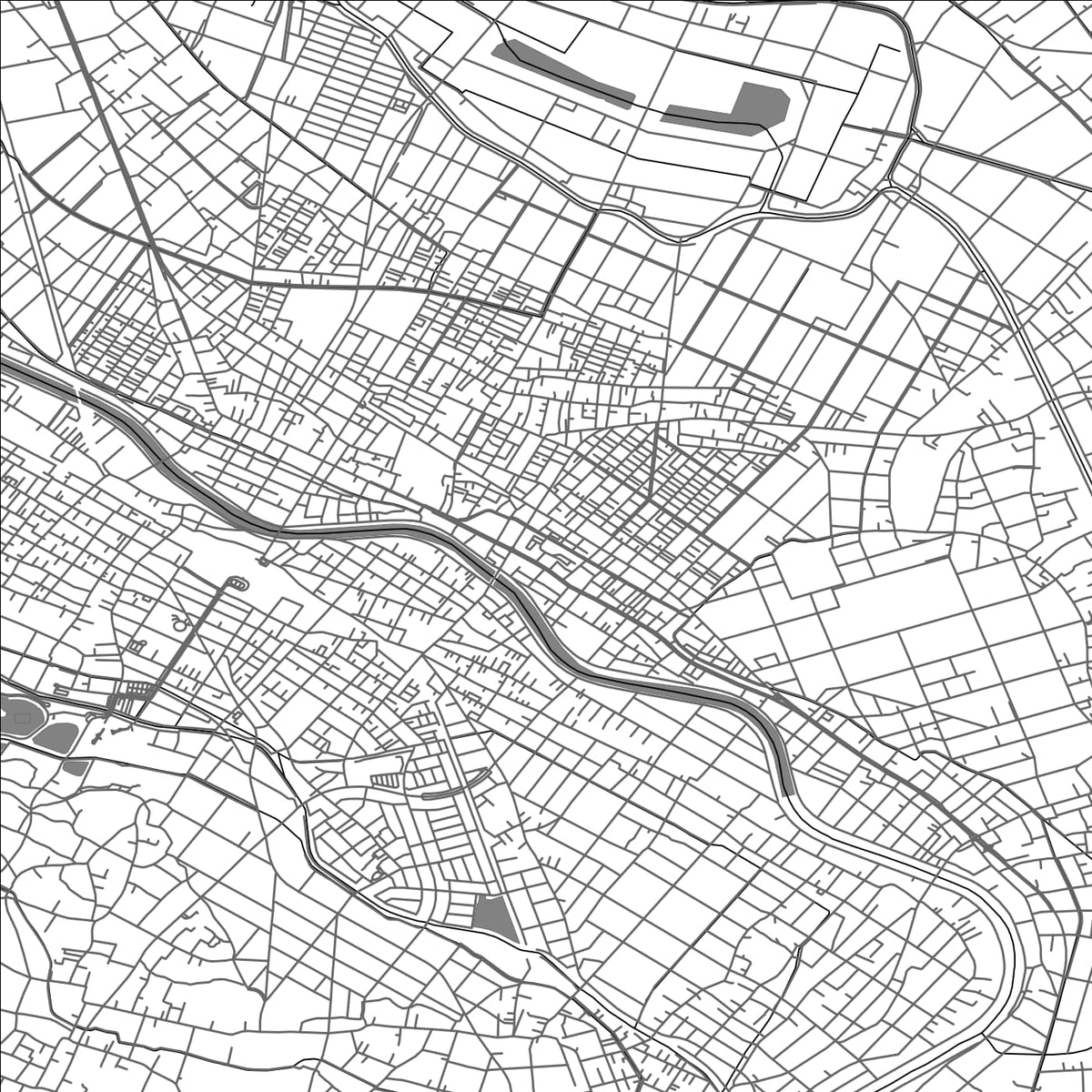 ROAD MAP OF SUGITO, JAPAN BY MAPBAKES
