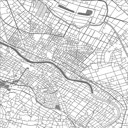ROAD MAP OF SUGITO, JAPAN BY MAPBAKES