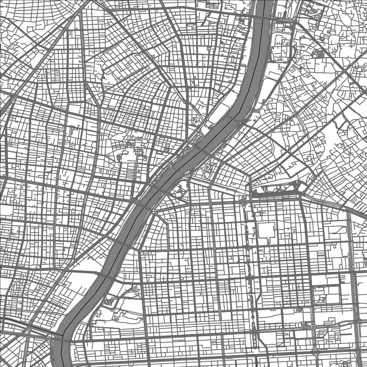 ROAD MAP OF SUMIDA, JAPAN BY MAPBAKES