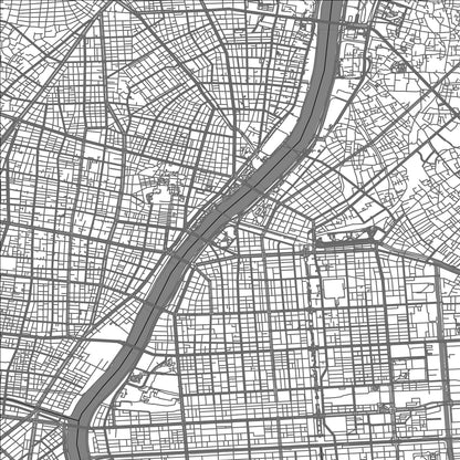 ROAD MAP OF SUMIDA, JAPAN BY MAPBAKES