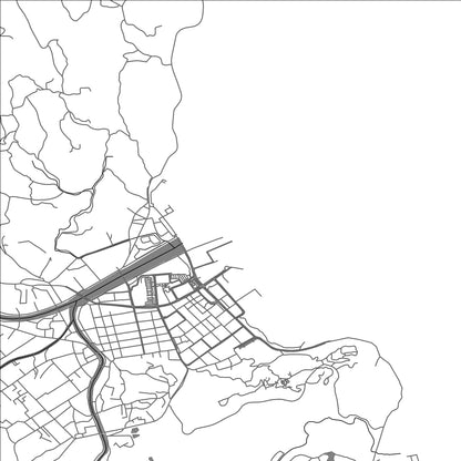 ROAD MAP OF SUMOTO, JAPAN BY MAPBAKES