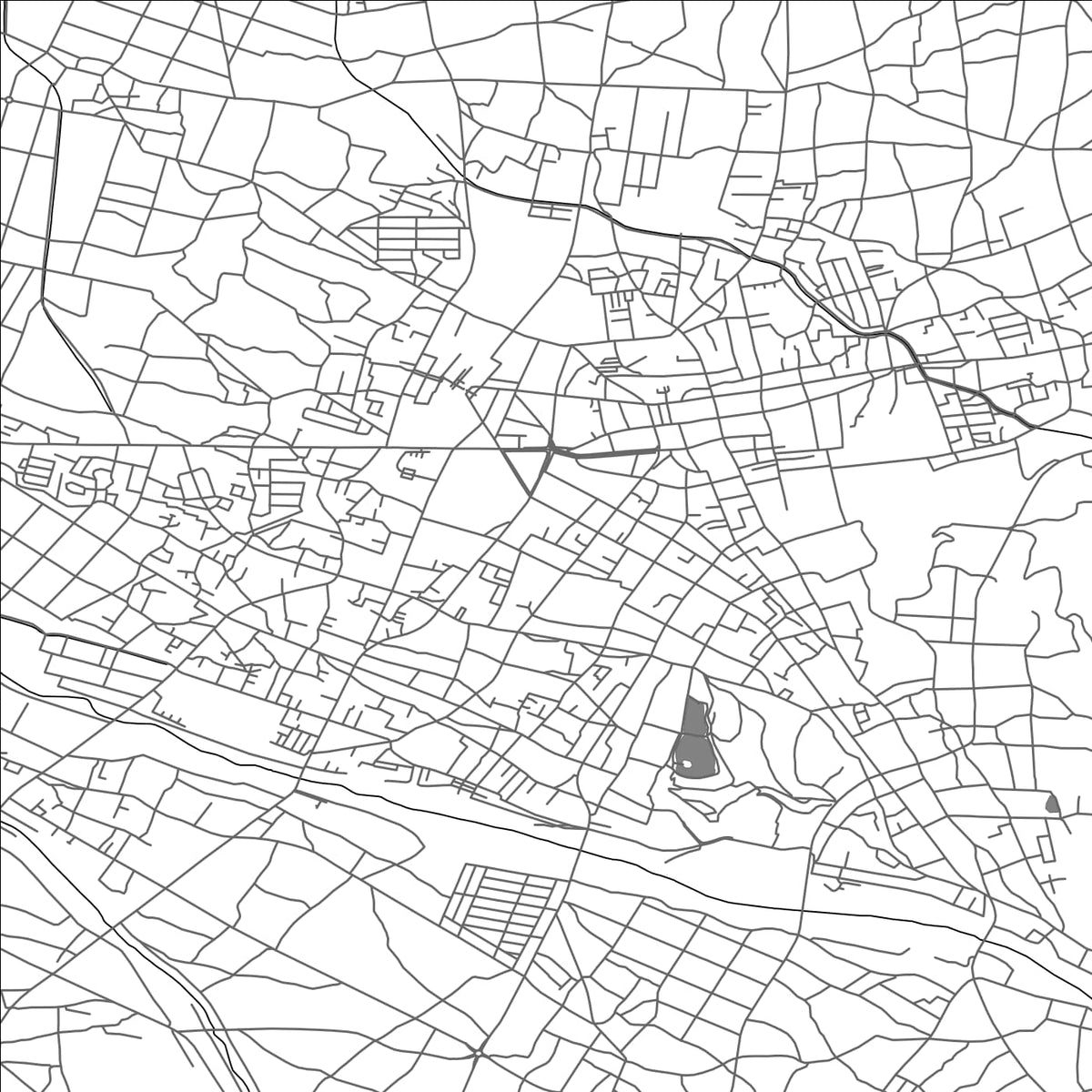 ROAD MAP OF SUZAKA, JAPAN BY MAPBAKES