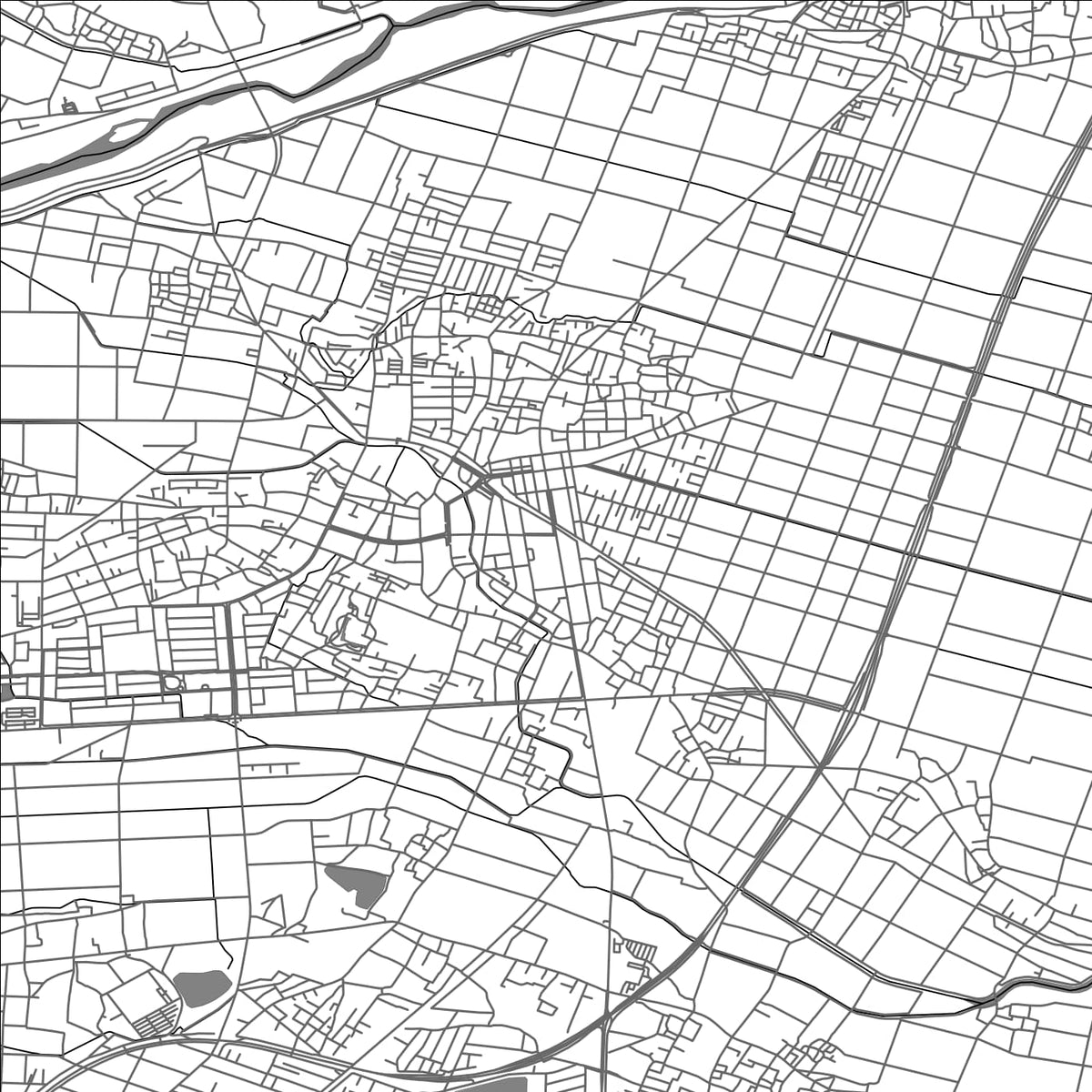 ROAD MAP OF SUZUKA, JAPAN BY MAPBAKES