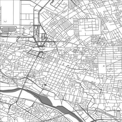 ROAD MAP OF TACHIKAWA, JAPAN BY MAPBAKES