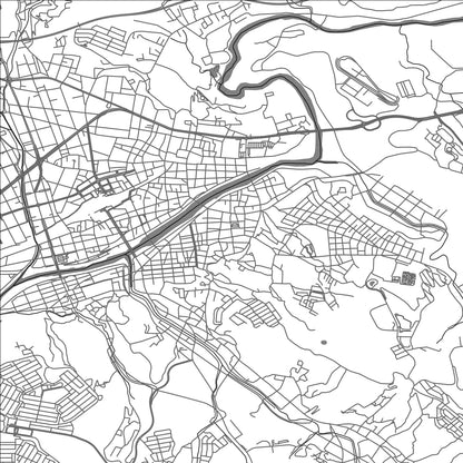 ROAD MAP OF TAJIMI, JAPAN BY MAPBAKES