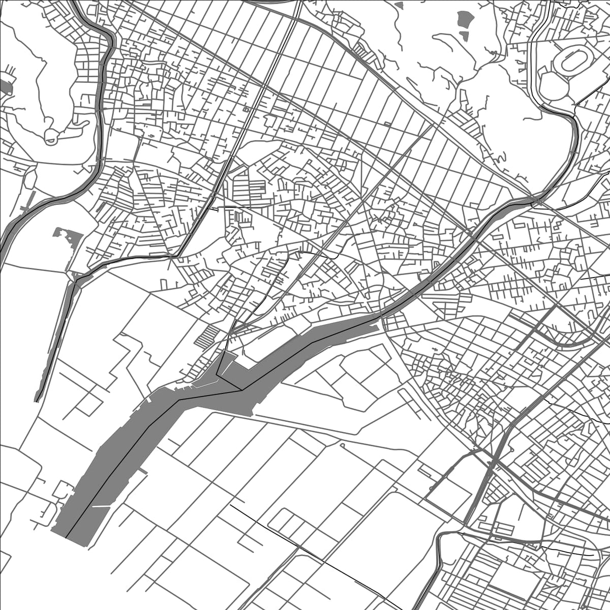 ROAD MAP OF TAKASAGO, JAPAN BY MAPBAKES