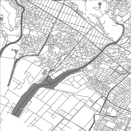 ROAD MAP OF TAKASAGO, JAPAN BY MAPBAKES