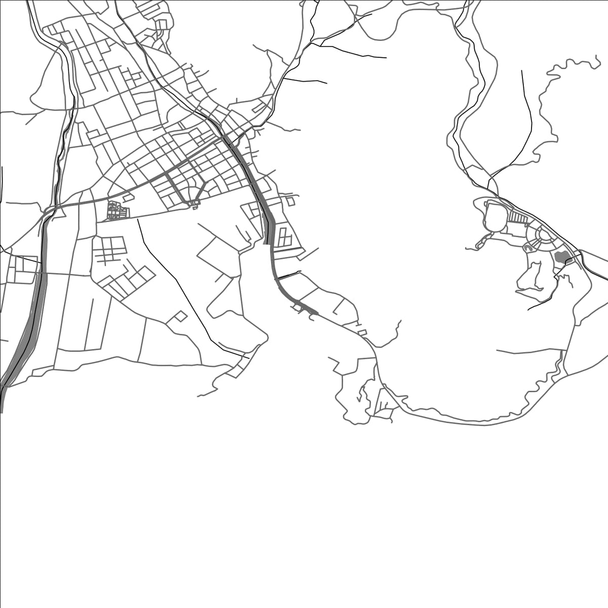 ROAD MAP OF TAKEHARA, JAPAN BY MAPBAKES