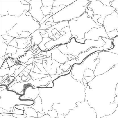ROAD MAP OF TAKETA, JAPAN BY MAPBAKES