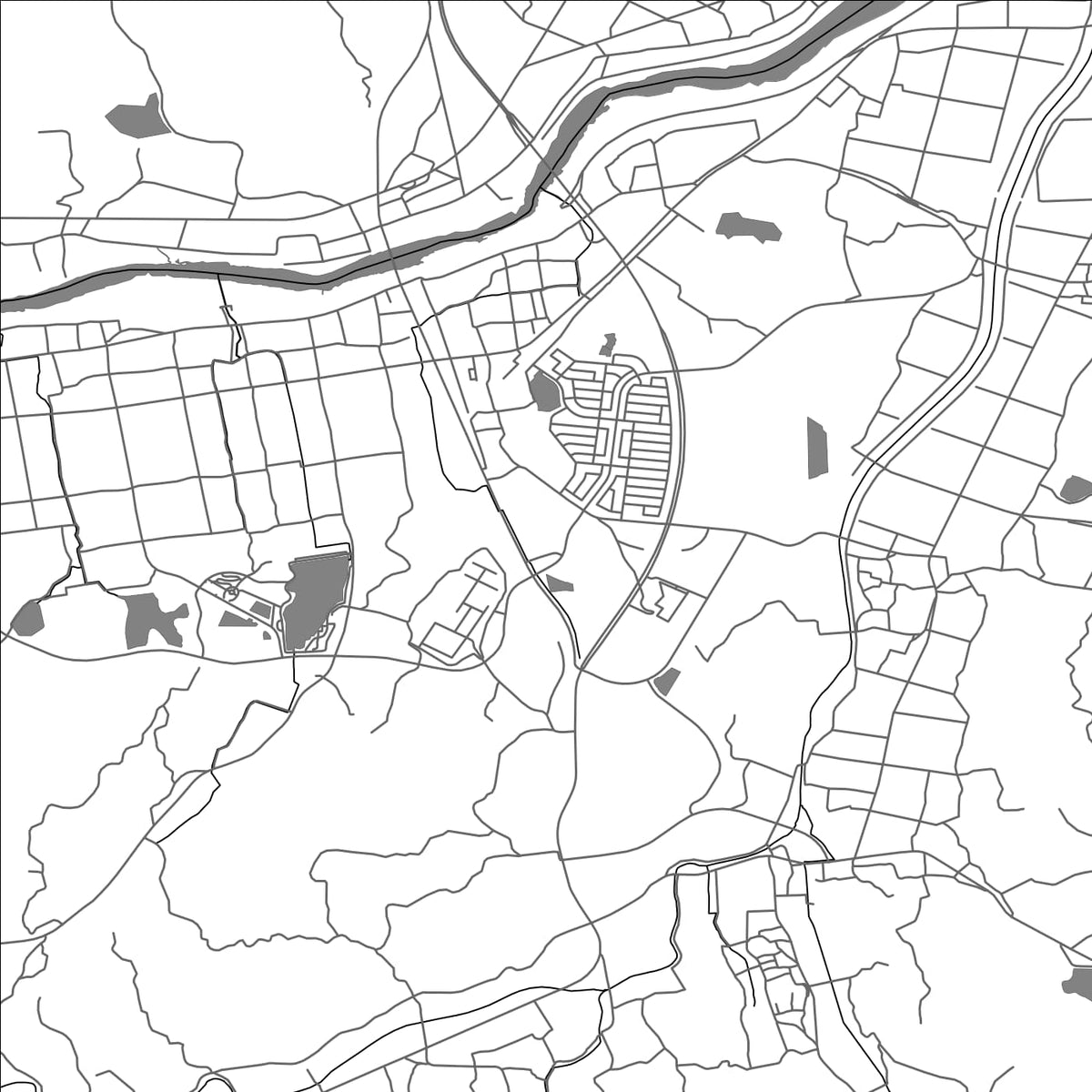 ROAD MAP OF TAKI, JAPAN BY MAPBAKES