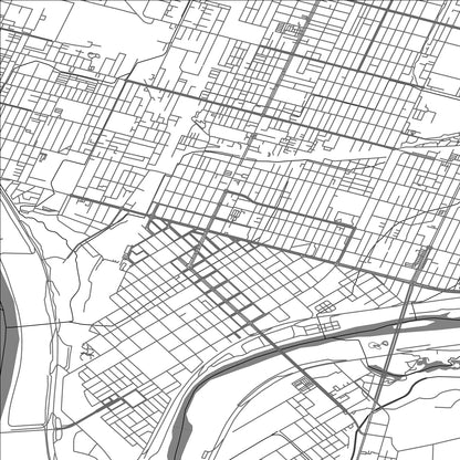ROAD MAP OF TAKIKAWA, JAPAN BY MAPBAKES