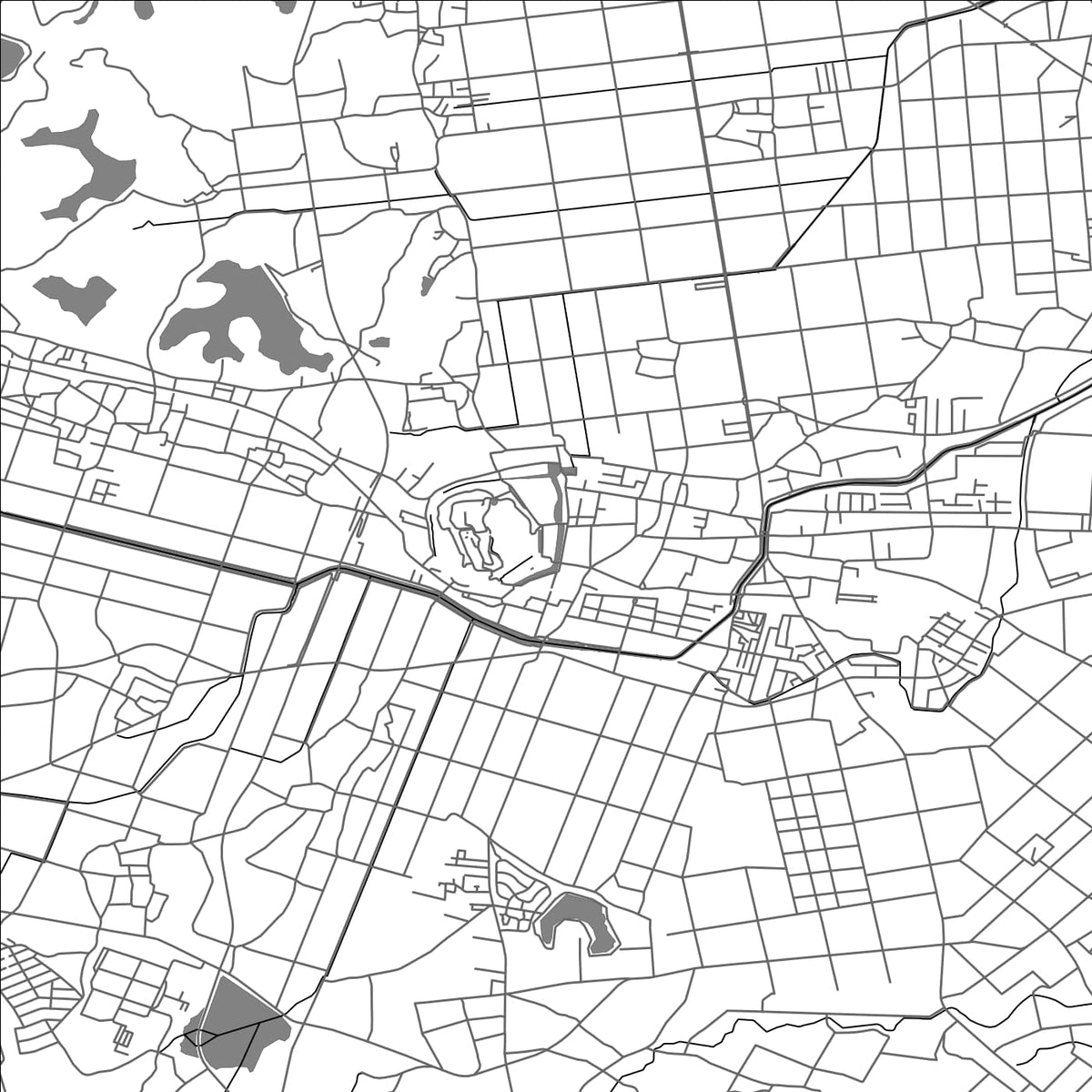 ROAD MAP OF TAMAKI, JAPAN BY MAPBAKES