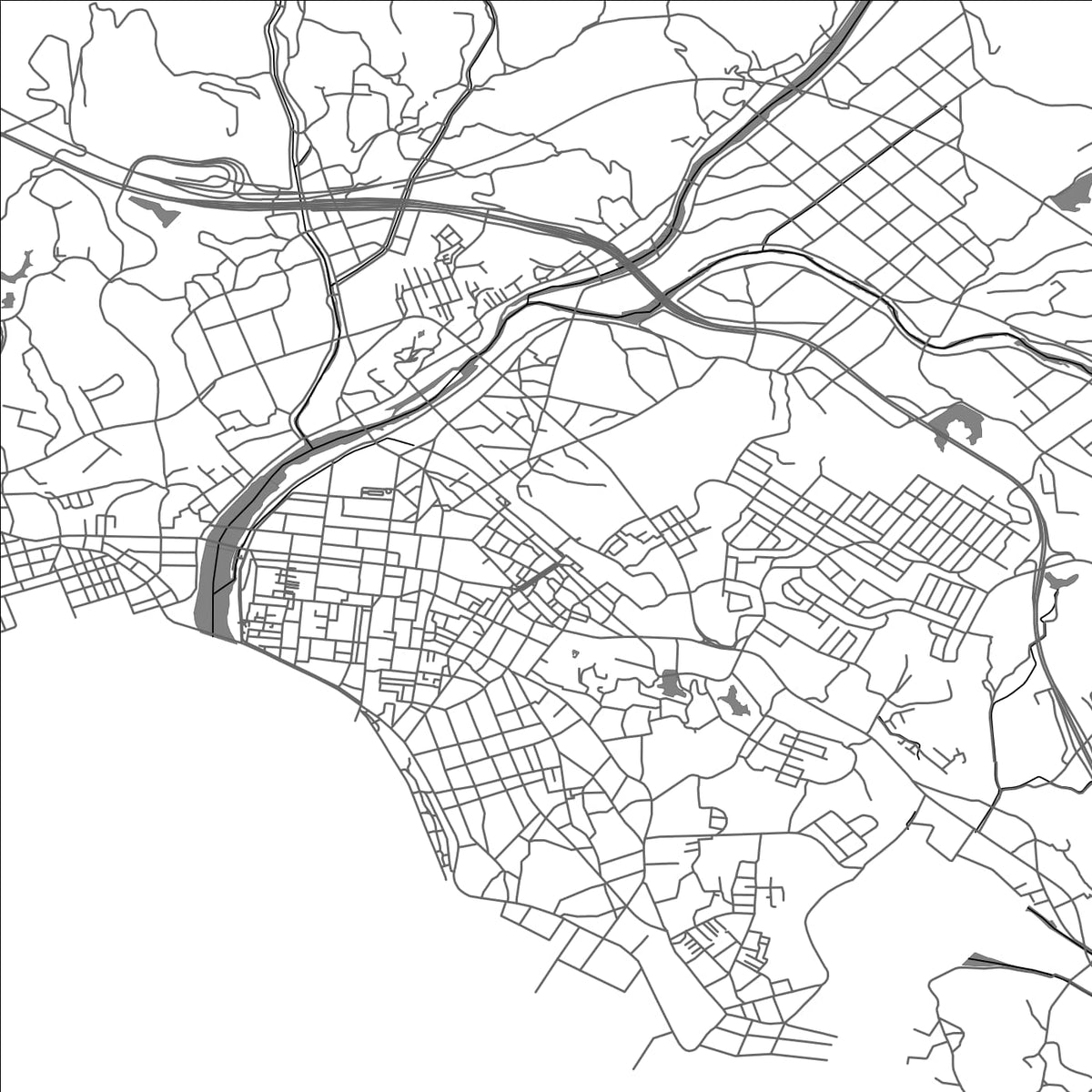 ROAD MAP OF TANABE, JAPAN BY MAPBAKES