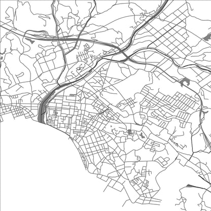 ROAD MAP OF TANABE, JAPAN BY MAPBAKES