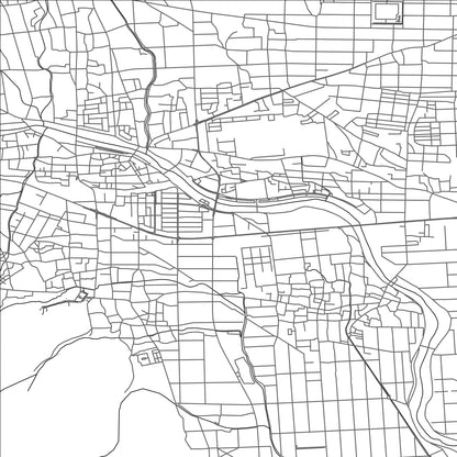 ROAD MAP OF TARUI, JAPAN BY MAPBAKES