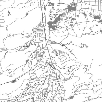 ROAD MAP OF TOBE, JAPAN BY MAPBAKES