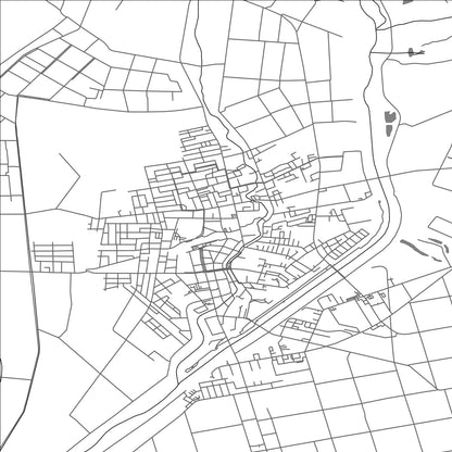 ROAD MAP OF TOBETSU, JAPAN BY MAPBAKES
