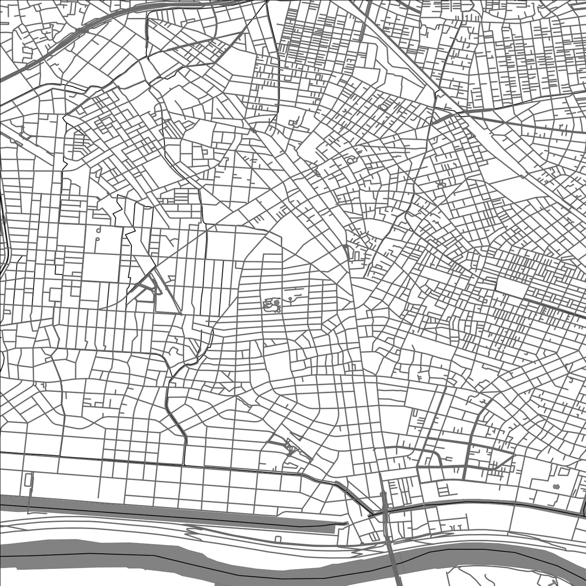 ROAD MAP OF TODA, JAPAN BY MAPBAKES